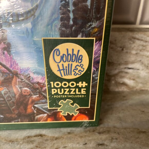 Cobble Hill 1000 Piece Jigsaw Puzzle "Dragonforge" Dragons Medieval Mystical - Picture 2 of 8